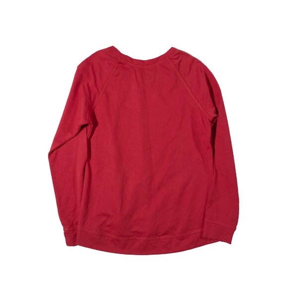 Despicable Me Minion Made Sweater Girls Sz L Red Crewneck Long Sleeve Christmas - Picture 2 of 5